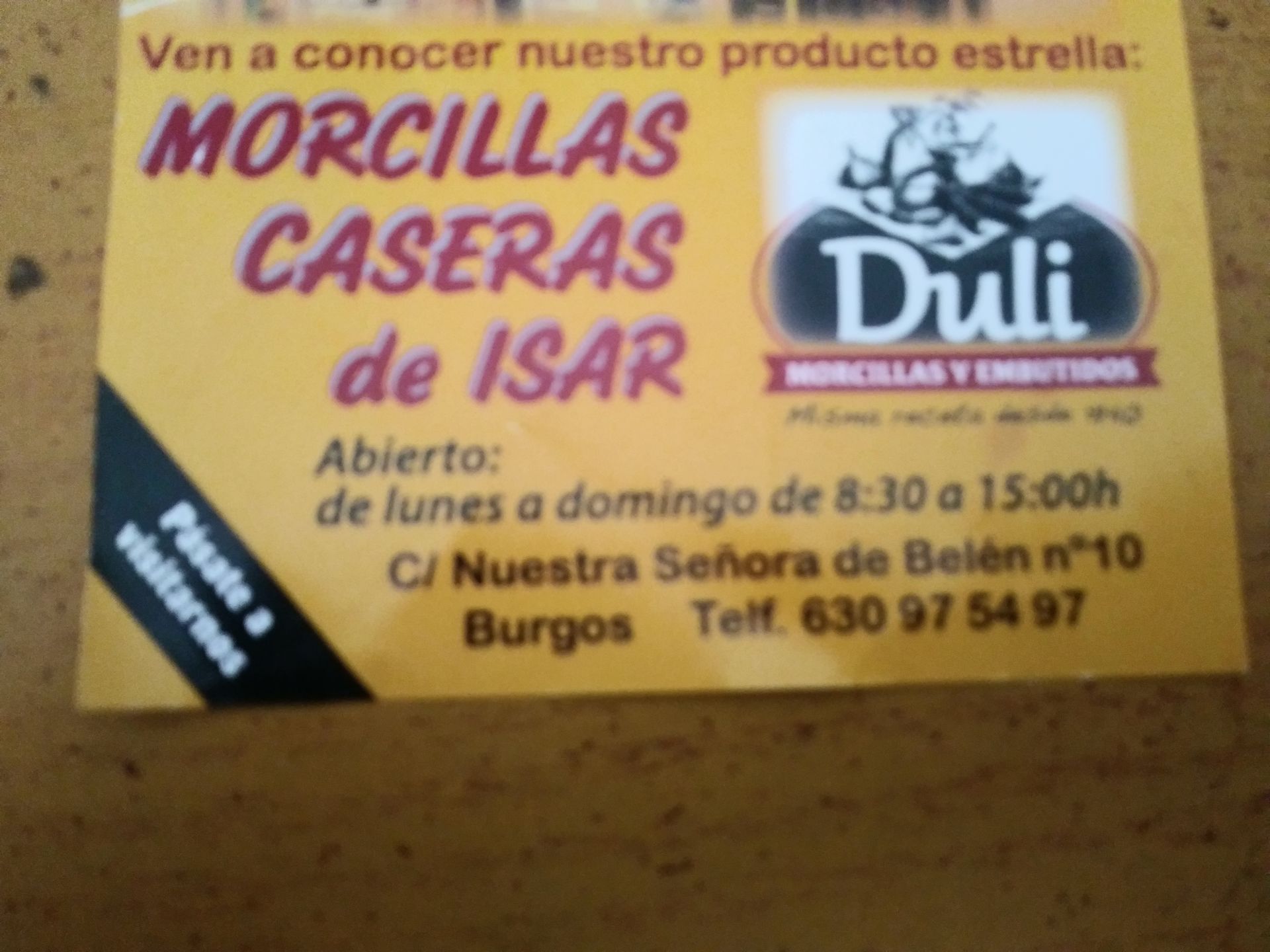 Morcillas DULI